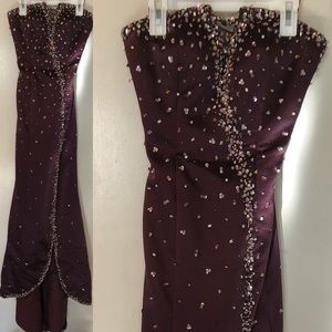 Pageant Dress, Color: Burgundy, Size: 5/6 (fits like an XXS or small)